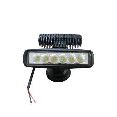 China Durable High Performance Automotive Square Ribbon Lighting System 18W LED Light Bar Warning Light for sale