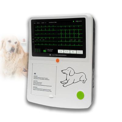 China Veterinary Electrocardiogram Instrument 3 Channel Touch Screen ECG Machine Price K-ES3 for sale