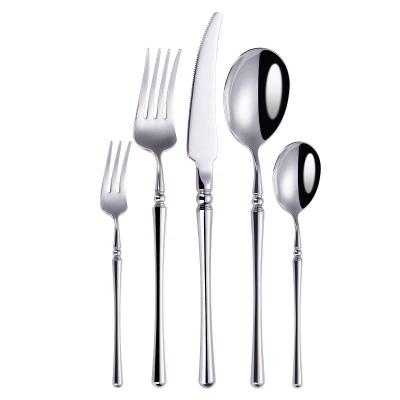 China Portable Western Style Travel Flatware Set Stainless Steel Cutlery Set To Increase Camping for sale