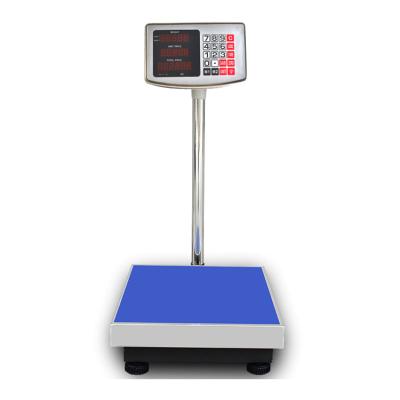 China price calculating digital platform weight scale 30x40cm/40X5cm/45x60cm/60x80cm for sale