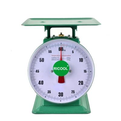 China Good Quality 60kg Painted Steel Spring Scale Dial Weighing for sale