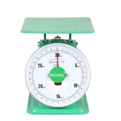 China Painted Steel Mechanical 30kg/66lb Spring Scale for sale