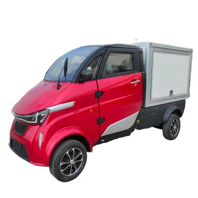 China Passenger Car.new Electric Power Car EEC Approval 4 Wheel 4KW Motor Pick Up Truck 4 Wheel Drive With Refrigerator for sale