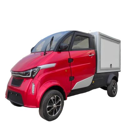 China Passenger Car.new Small Full Electric Electric Power Car L7E 4 Wheel Food Cart Mobile Food Truck For Sale To EU for sale