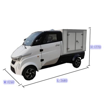 中国 EEC l7e approval truck cargo electric car cooling van truck J2-P 販売のため