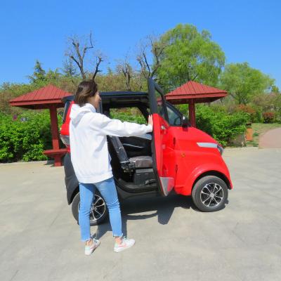 中国 J2 4 wheel 3 seater electric car with air conditioning 4 wheel micro electric car 3000w J2 electric car 販売のため