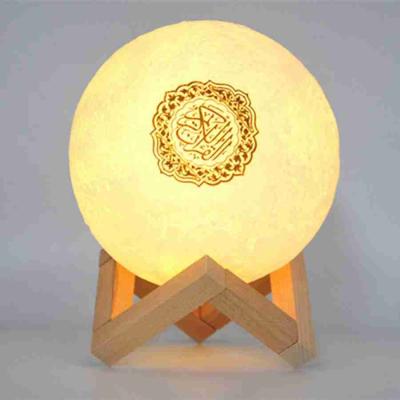 China Eco-Friendly And Easy To Use Quran Moon Lamp Player Wireless Speaker As Ramadam Gift for sale