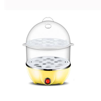 China Smart Plastic Steamer Mini Boiled Egg Cooker Hotel Cheap Quick Fast Machine Electric Boiler for sale