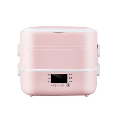 China Household 5 in 1 Touch Screen Grade PP Soup Meal Heating Bowl Portable Electric Food Container for sale