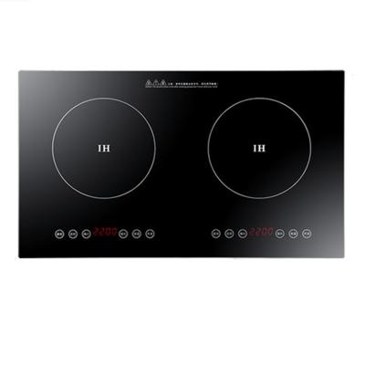 China Hotel Home Appliances 2 Burner Induction Cooker Smart 5000w Built-in Induction Cooktop Real for sale