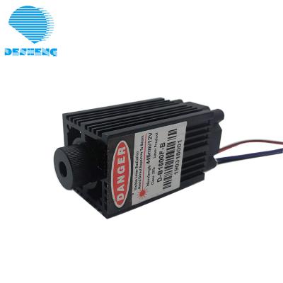 China Building Material Shops Case 450nm 405nm 500mw 1.6w Direct Blue Purple Light High Power Laser Module for sale