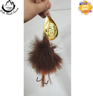 China High Quality Copper Stainless Steel Spinner / Bait Fishing Metal Lure for sale