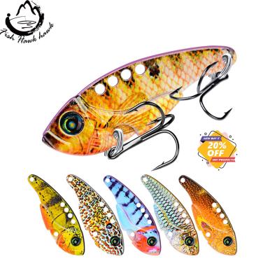 China Stainless Steel Copper Metal VIB Fishing Lure Pin Crankbait Vibrating Lures Sinking Lure Fishing Tackle 11g/54mm for sale