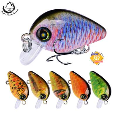 China ABS Plastic 2021 Crank Fishing Lure28.5mm/1.95g Crankbaits Bait Water Top Lie Bionics Floating Trolling Artificial Bait For Carp Fish for sale