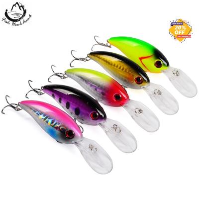 China ABS Plastic Artificial Crankbait Fishing Lure Weights10cm-14.19g Articulos De Pesca Isca Fish Crankbait 0.5-1m Fishing Sinker 2 Lures for sale