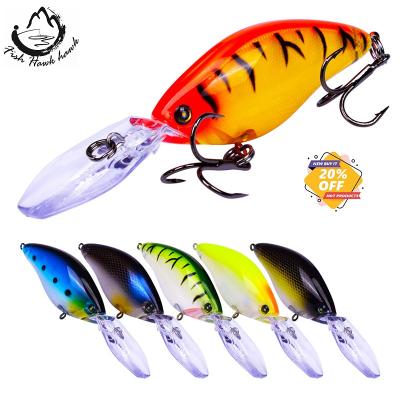 China ABS Plastic Lure11.2cm 18.5g Fish Fishing Artificial Crankbait 0.5-1m Sinking Fishing Lures2021 for sale