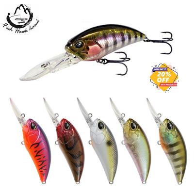 China ABS Lure Mino Plastic Fishing Floating Crankbait 87mm Long 16g Tongue Dish Plastic Lures Top Water Fish Accessories 2021 for sale