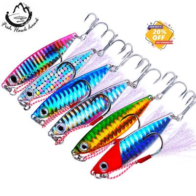 China Lead Alloy Metal Jig Spinning Super Sour Sinker Slow Baiting Bass Fishing Tackle 7g 10g 15g 20g 30g Artificial Shore Bait for sale