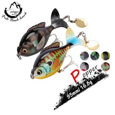 China ABS Plastic 9.5cm Than 16.8g Snap Fishing Lure Topwater Hard Bait Pike Wobblers Bait Crankbaits Fishing Tackle Artificial Lure for sale