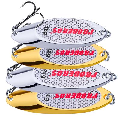 China Mini Artificial Bait Copper Fishing Spoons for sale