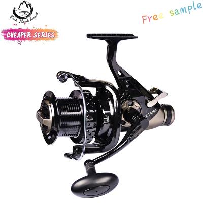 China LEFT HAND Wholesale All Metal Bait Cast Reel 13+1BB Saltwater Carp Spinning Fishing Reel for sale