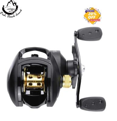 China LEFT HAND 8.1:1 High Speed ​​Baitcasting Reel FO Casting Fishing System Saltwater Fishing Centrifugal Magnetic Reel for sale