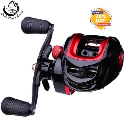 China LEFT HAND 18+1 ball bearings water drop fishing reel blue and red color available 10KG reel right and left hand wheel for sale