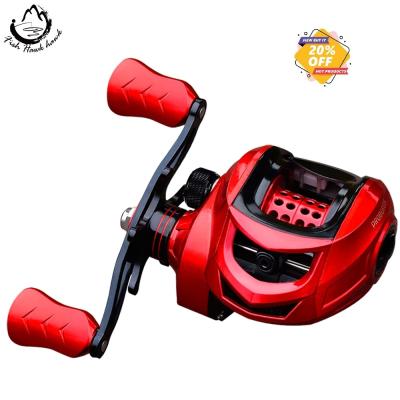 China Aluminum Spool 10 Kg Max Drag Fishing Reel Freshwater Spool 7.2:1 Gear Ratio LEFT HAND Baitcasting Reel for sale