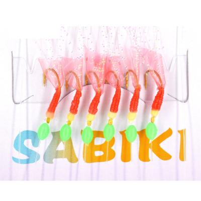 China Wholesale 4#-18# high carbon steel saltwater fishing hooks on sabiki rig lure fish skin hooks for sale