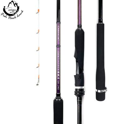 China 2021 new style carbon fiber high carbon spinning rod, 2.4m bass fishing rod for 5g-120g for sale