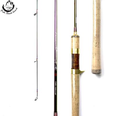 China Telescopic Spinning Fishing Rod 5g-120g Sea Wooden Rock Pole Carp Carbon Fishing Rod Carbon Handle Spinning Rod for sale