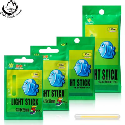 China Durable Fishing Fluorescent Light Float Rod Lights Dark Glow Stick Float Stick Night Light with Fishing Tackle for sale