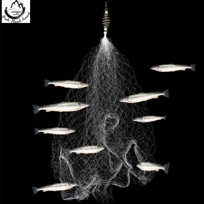 China Small Mesh Netting Luminous Beads Fishing Nets Bench Spring Cheap High Strength Copper Spring Fishing Net for sale