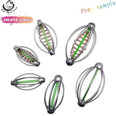 China Eco - Friendly Wire Method Carp Fishing Feeder Swim Feeders Spring Lead Sinker for sale