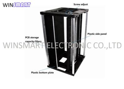 China PCB Loader Storage Rack 355x320x563mm Antistatic SMT ESD Magazine Rack for sale