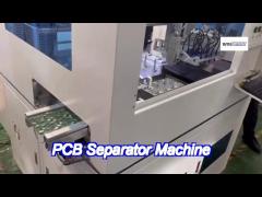 multi-function inline pcb separator machine for v-cut and tab pcb depaneling