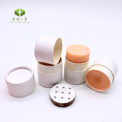 China Eco Friendly 0.3oz Biodegradable Custom Recyclable Kraft Cardboard Lift Up 2.5oz Deodorant Lip Balm Kraft Tube Paper for sale