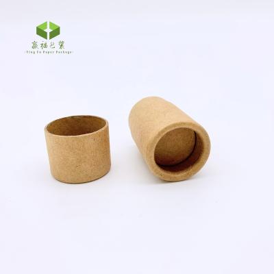 China Mini Recycled Biodegradable Biodegradable Lip Balm Lip Gloss Lift Up Strong Deodorant Perfume Paper Tube Packaging for sale