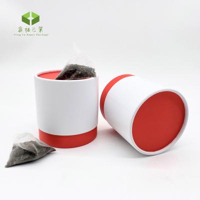 China Custom Cylinder Biodegradable Biodegradable Cardboard Wrapping Paper Round Tube Paper Tea Cans Coffee Sugar Candy Packaging Canister for sale