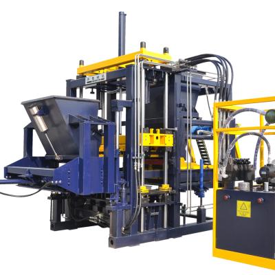 China Buliding Construction Brick Making Machine Automatic Hydraulic Interlock Hallow Paving Cement Block Machinery For Sale QTA7-3500 for sale