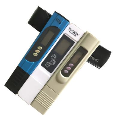 China 2021 Newest Design ABS + Chip 3 in 1 Digital TDS Price EC Temperature Meter with Backlight for Drinking Water Quality Testing Pen Meter for sale