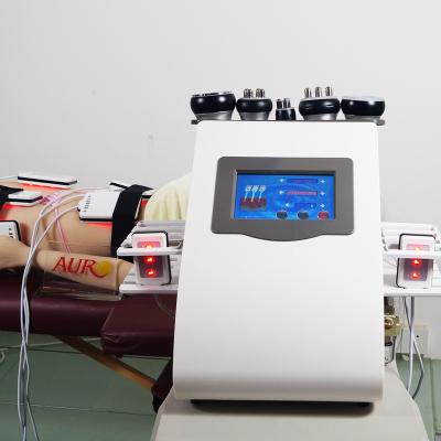 China For commercial & Fat Home Use Au-61B RF Lipo Laser Cavitation Vacuum Liposuction Weight Loss Body Slimming Machine for sale