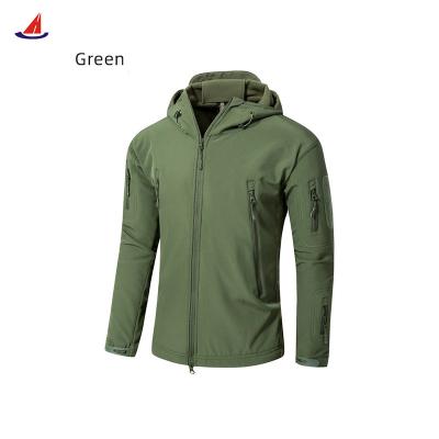 China Anti-Static Work Olive Jacket Combat Security Work Olive Field Jacket Huacheng Lattice Jacket Combat Security for sale