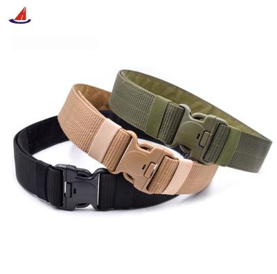 China High Quality Tactical Belt Huacheng Canvas Belt High Strength Fashionable Military Tactical Belt Canvas Belt Fashion for sale