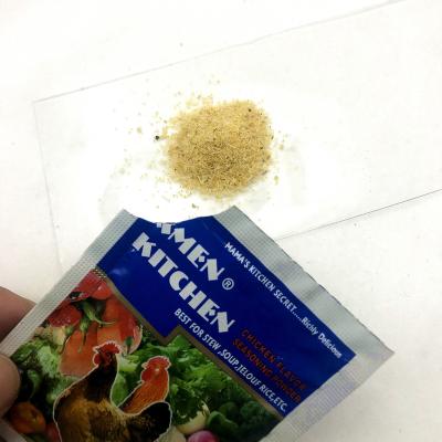 China 10g Sachet Dry Seasoning Chicken Stock Powder Shrimp Sprinkle Stock Cubes For Halal African Food Cooking for sale