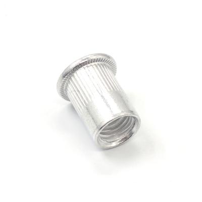 China Factory Direct Sales Flat Head Steel Knurled Aluminum Rivet Nuts for sale