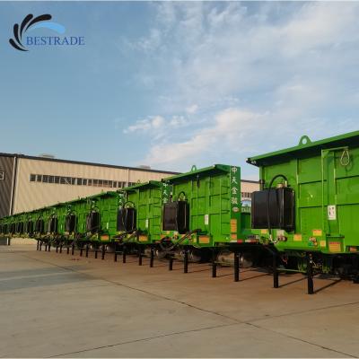 China Truck Trailer BESTRADE Master Vehicle Factory Price 3 Axle Rear End Tipper Truck Dumper Semi Trailer Dump Truck Trailer for sale