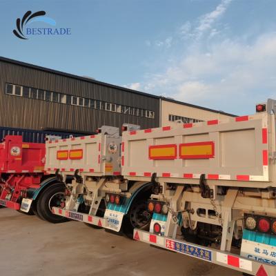 China Truck Trailer 3 Axle Dumper High Quality Hydraulic Tons 3 Axles Semi Trailer 60 Rear Trailer 30 35 Tipper 40 Cubic Meter Dump Trailer For Sale for sale