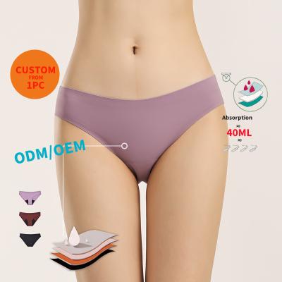 China Wholesale Antibacterial Cute Physiological Period Underwear Woman Menstrual Period Leakproof Panties Young Girl for sale