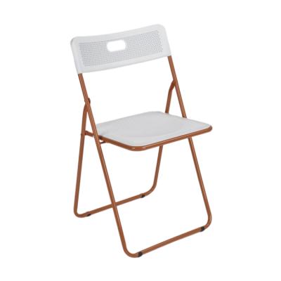 China Foldable High Quality Cheap Home Furniture PP Space Saving Outdoor Plastic Folding Chair for sale